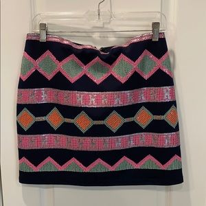 Brand new! Tribal sequin skirt.
